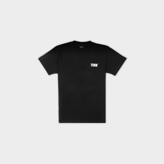 TERK SMALL CHEST LOGO BLACK T-SHIRT