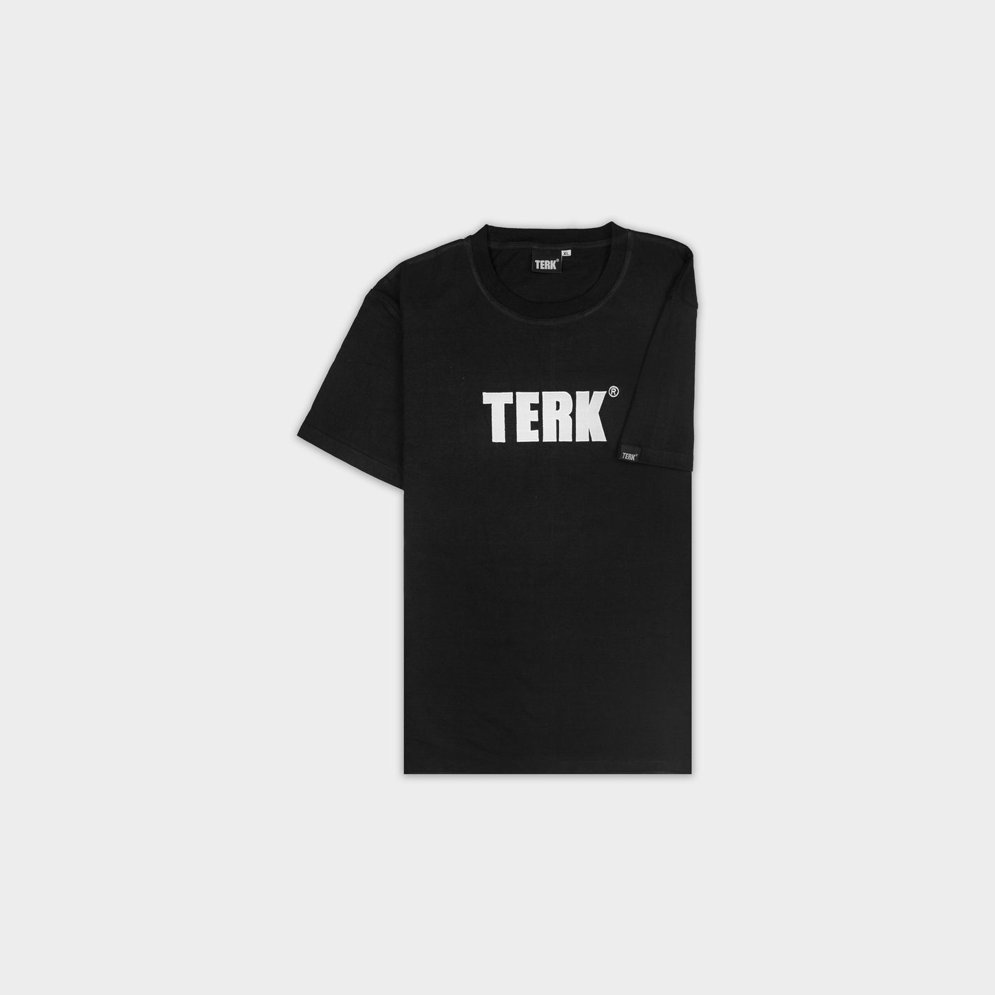 White TERK Logo Embroidered T-Shirt