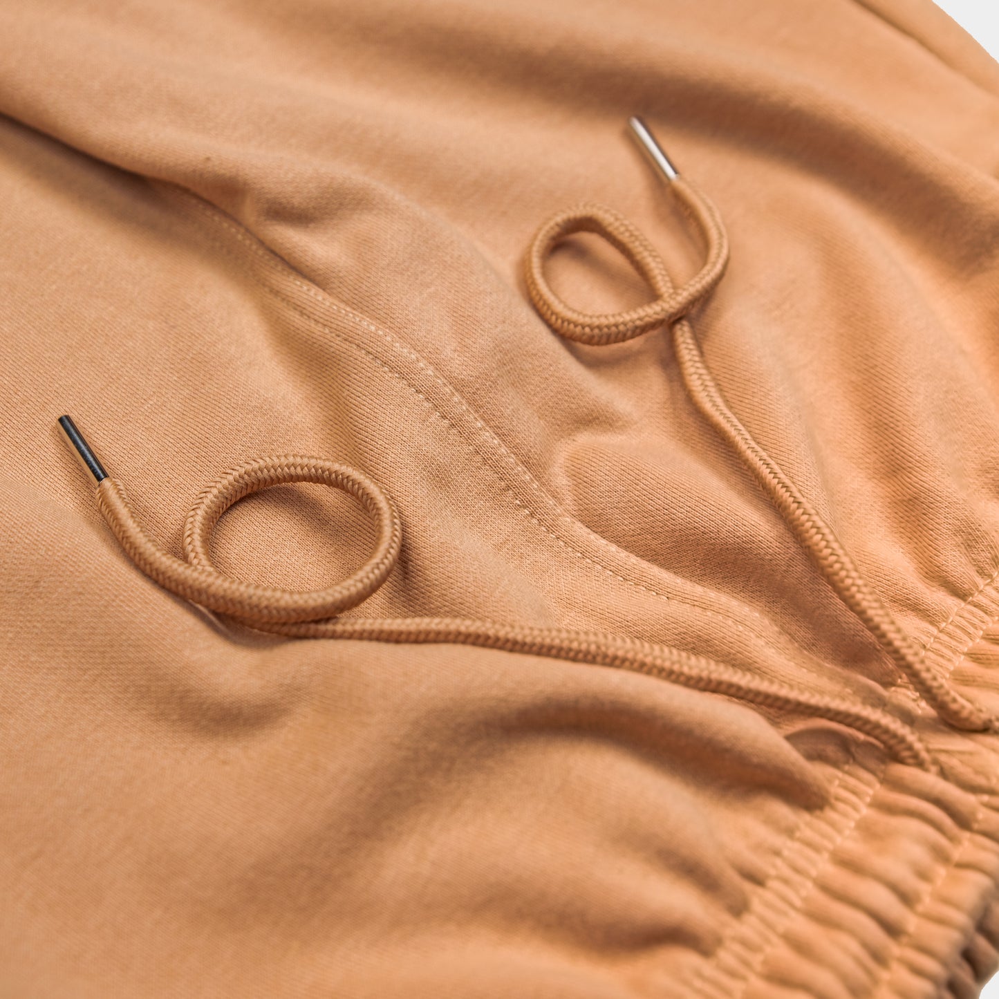 CAMEL SWEATPANTS WITH BLACK TERK EMBROIDERED LOGO