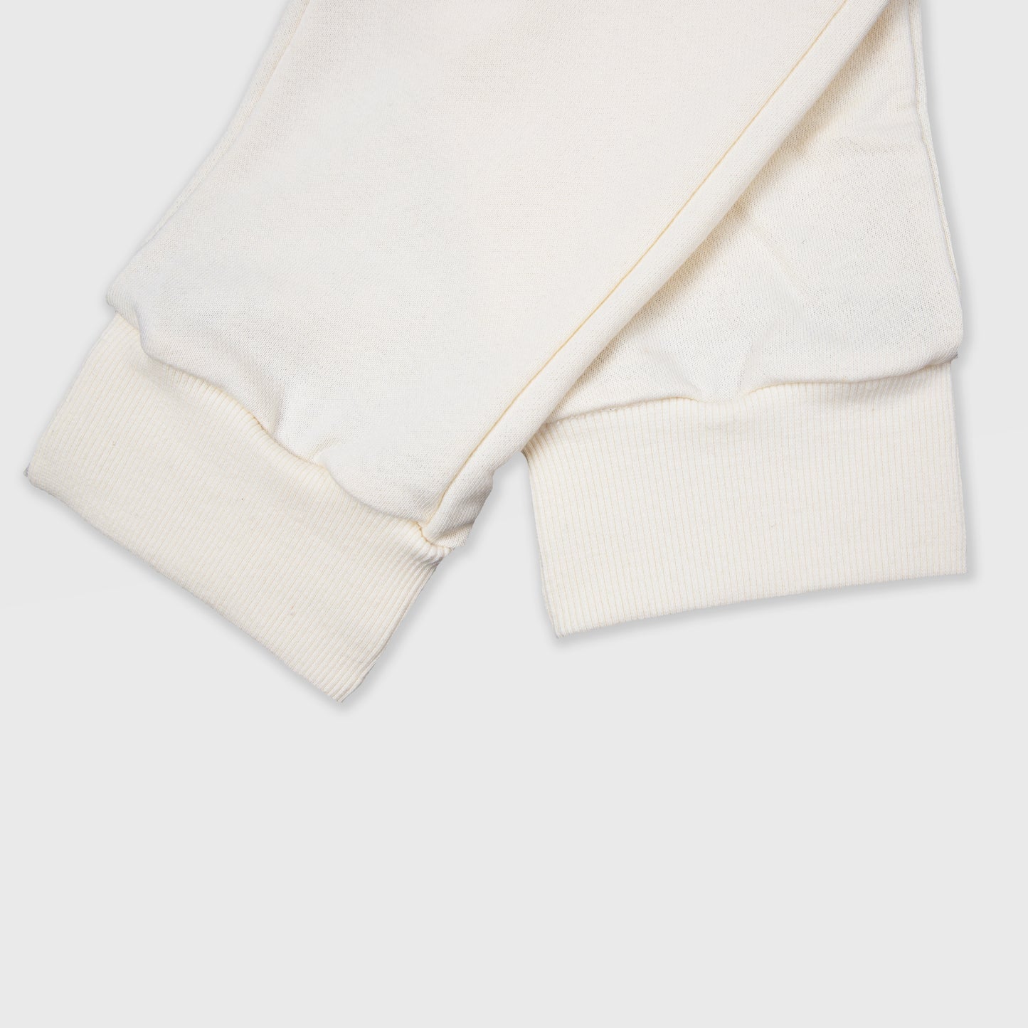 VANILLA SWEATPANTS WITH WHITE TERK EMBROIDERED LOGO