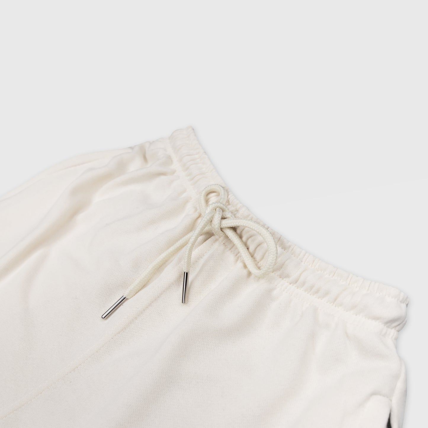 VANILLA SWEATPANTS WITH BLACK TERK EMBROIDERED LOGO