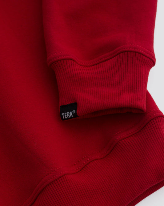 WHITE TERK LOGO CREWNECK