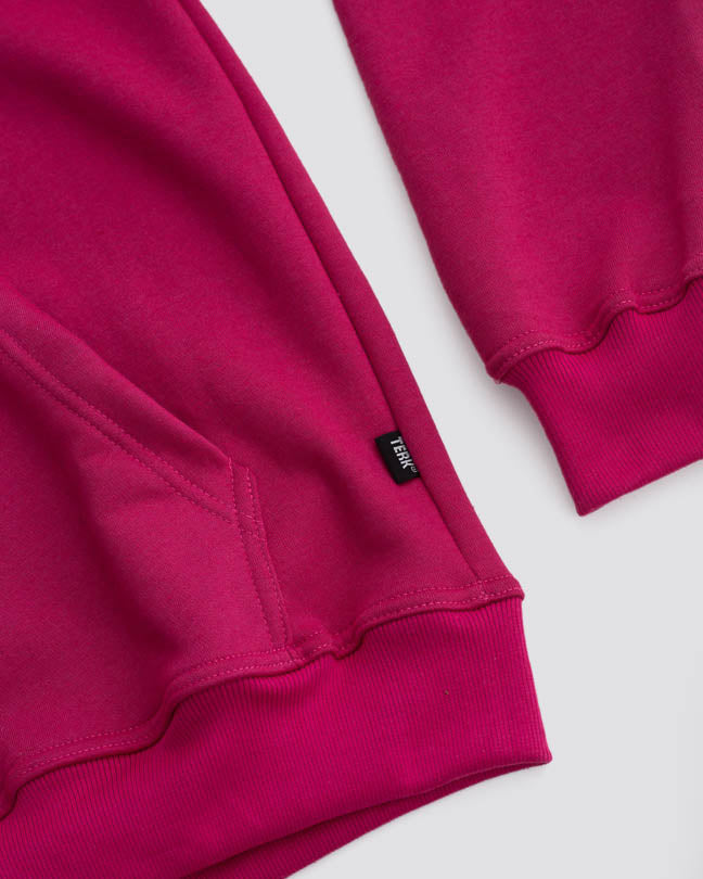 WHITE TERK LOGO HOODIE