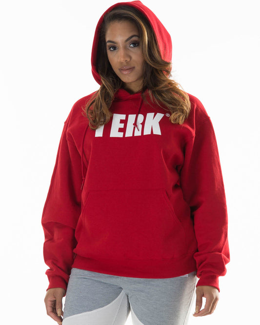 WHITE TERK LOGO HOODIE