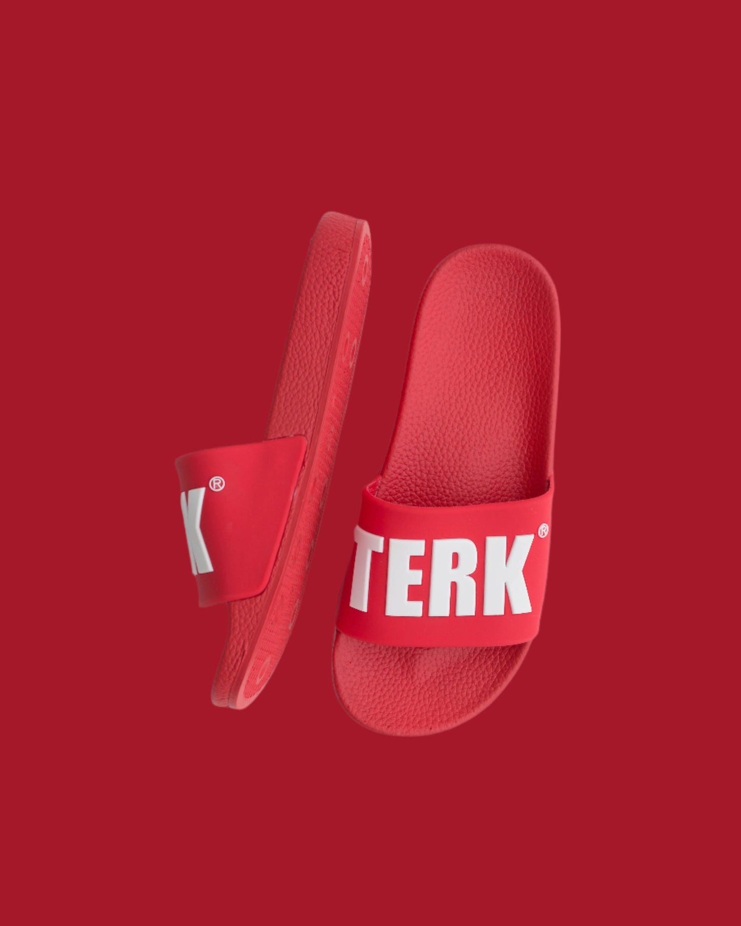 RED WHITE 3D TERK LOGO SLIDES