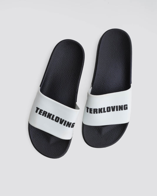 BLACK TERKLOVING LOGO SLIDE
