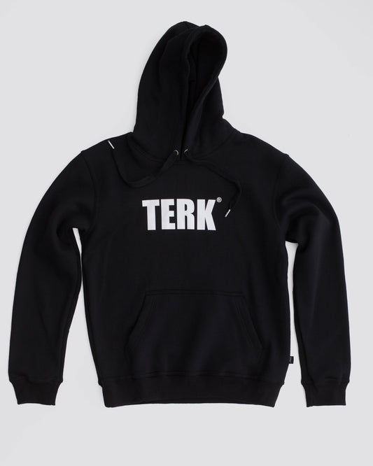 WHITE TERK LOGO HOODIE
