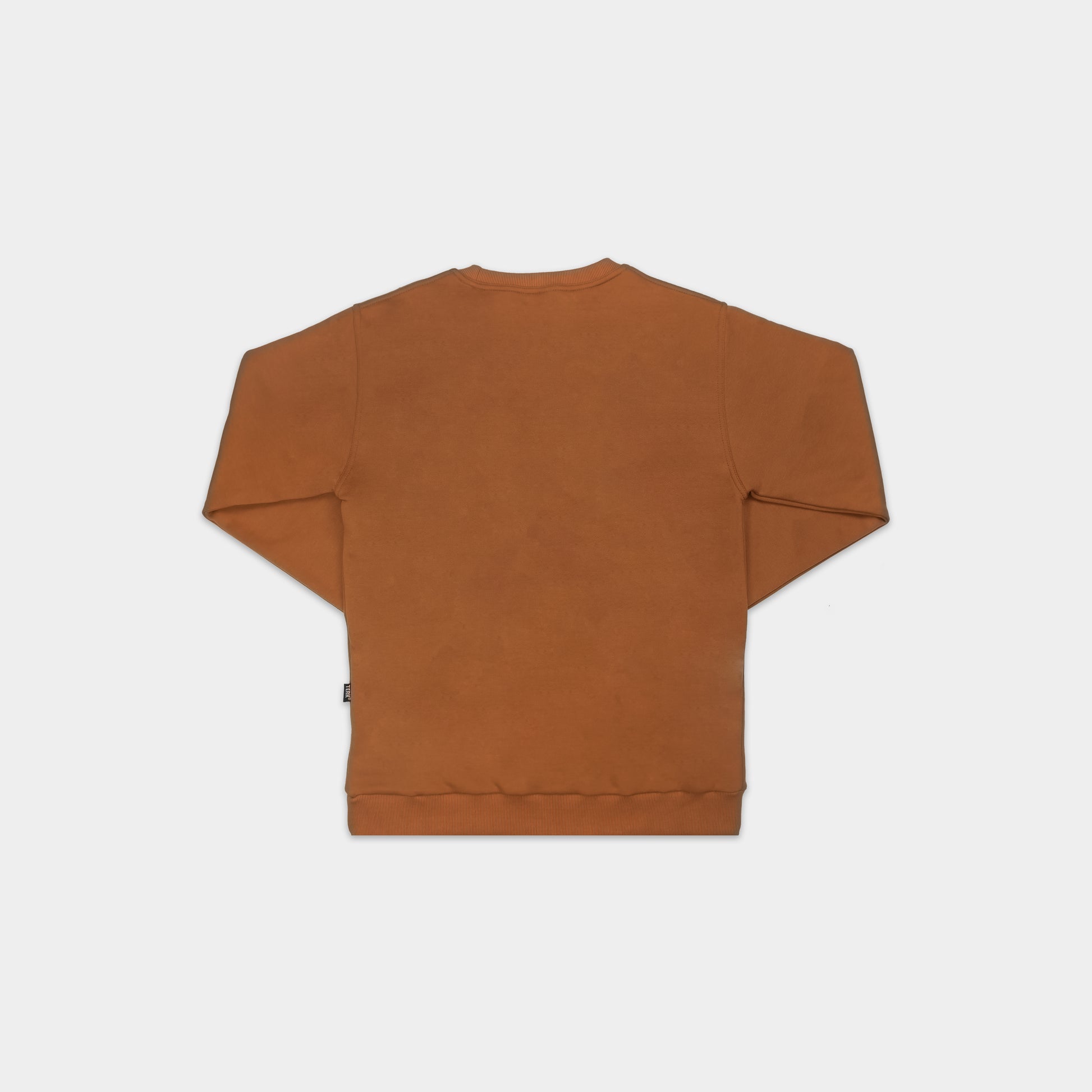 TAN TERK SADDLE HOODIE WITH EMBROIDERED LOGO