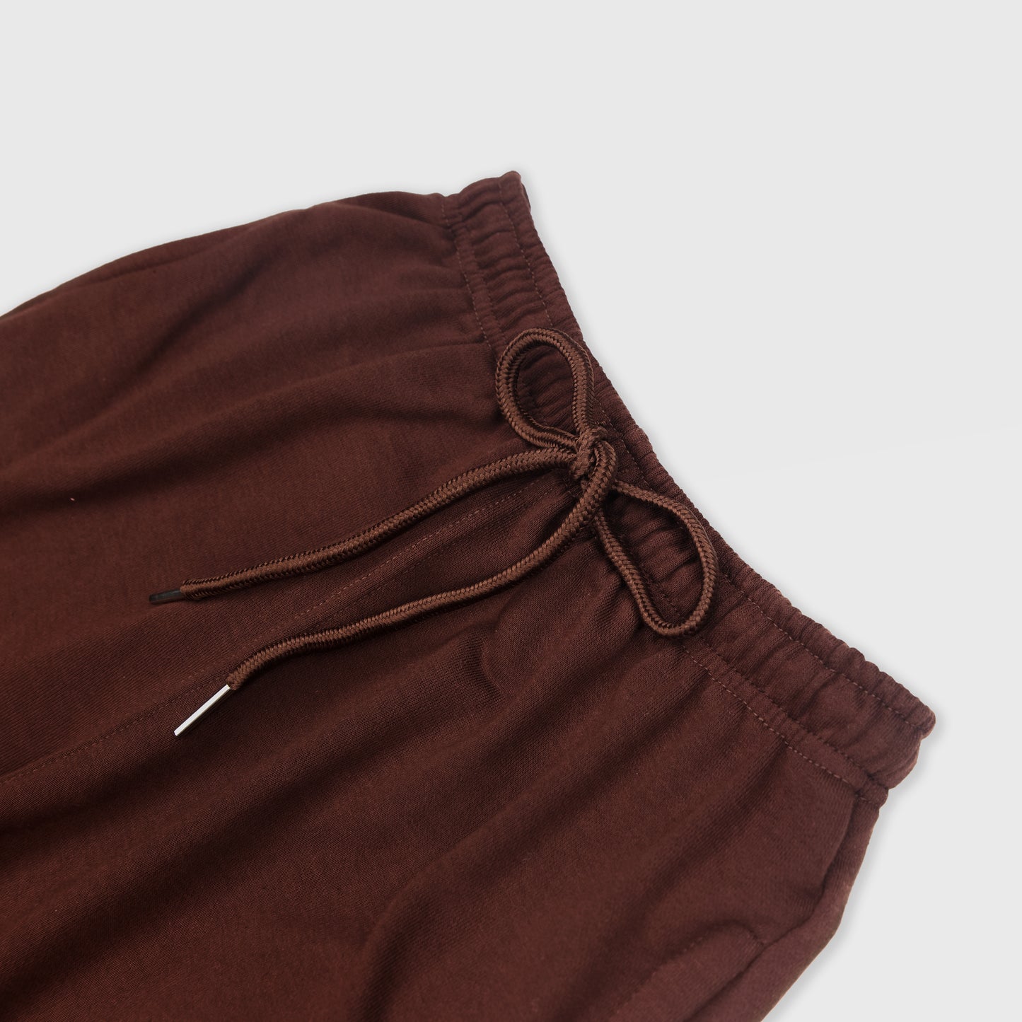 CHOCOLATE SWEATPANTS WITH BLACK TERK EMBROIDERED LOGO