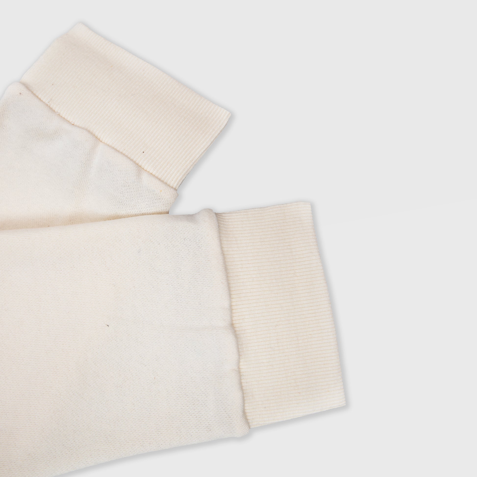 VANILLA SWEATPANTS WITH BLACK TERK EMBROIDERED LOGO