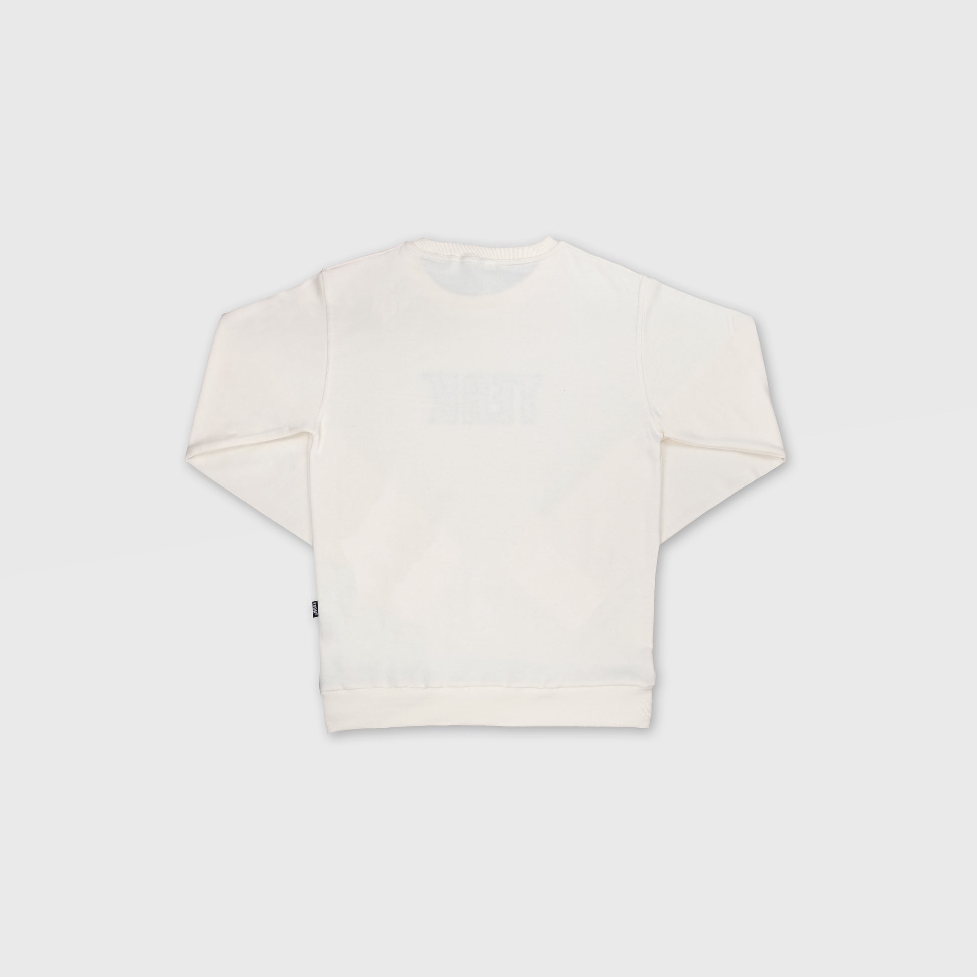 BLACK TERK VANILLA CREWNECK WITH EMBROIDERED LOGO