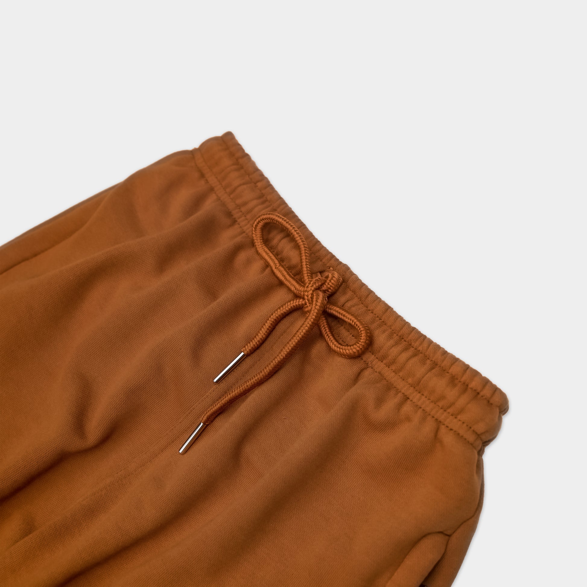 SADDLE SWEATPANTS WITH BROWN TERK EMBROIDERED LOGO