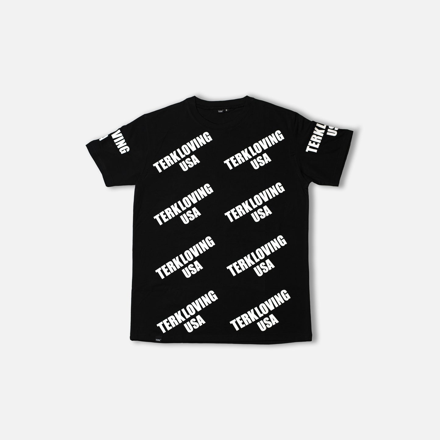 TERKLOVING USA Allover Logo Printed T-Shirt