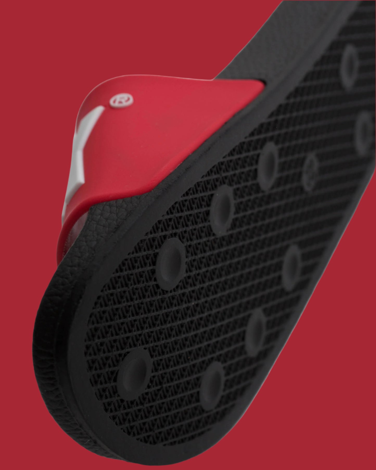 BLACK/RED 3D White TERK logo Slide