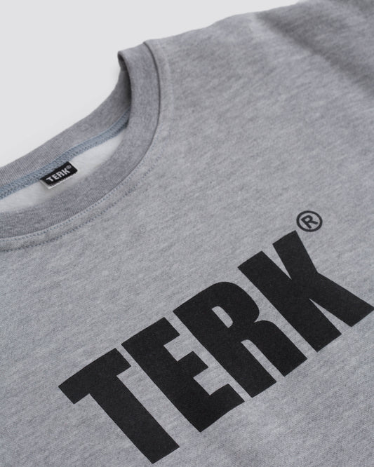 BLACK TERK LOGO CREWNECK