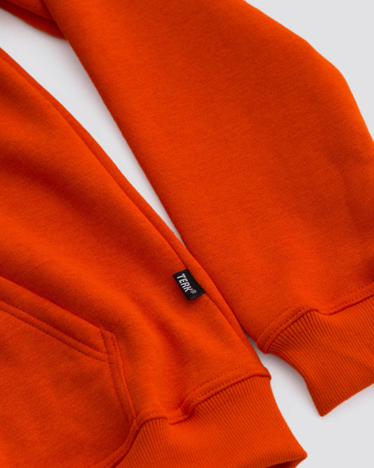 T.E.R.K. LOGO ORANGE HOODIE