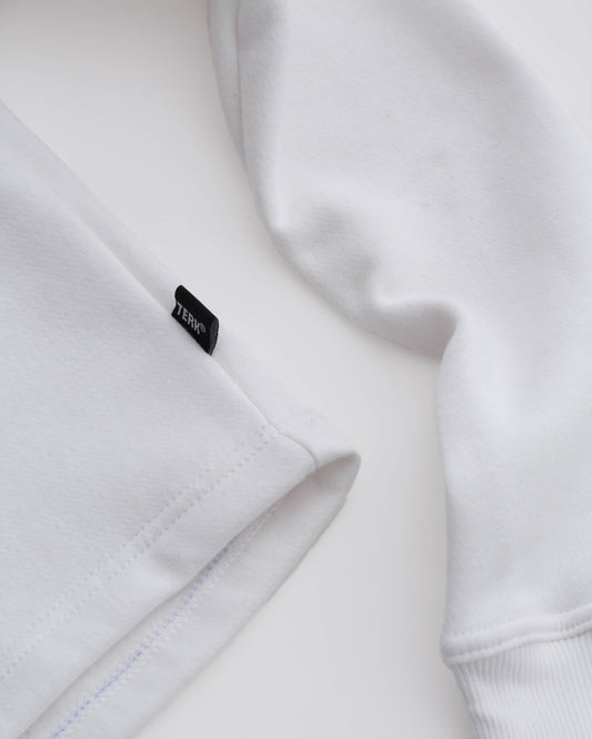 BLACK TERK RALLY CROP HOODIE