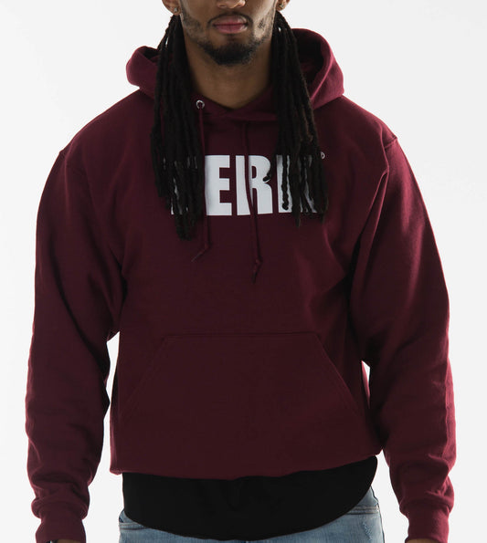 WHITE TERK LOGO HOODIE