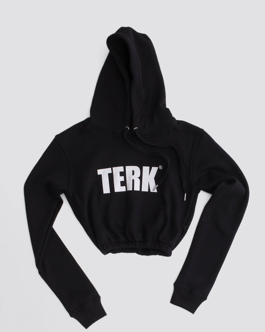 ELASTIC TERK RALLY CROP HOODIE